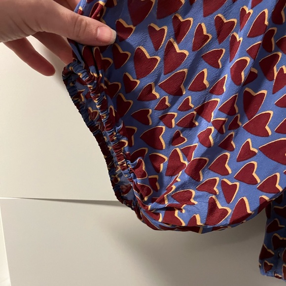 Anthropologie Silk Maeve heart blouse - Picture 5 of 5